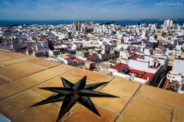 Vistas desde la Torre Tavira de Cádiz