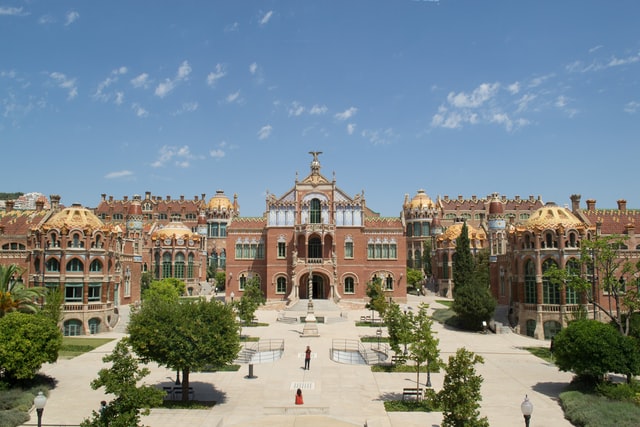 El Recinto Modernista de Sant Pau es uno de los lugares que podrás visitar en Barcelona