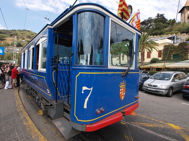 Tramvia Blau de Barcelona, uno de los medios de transporte público más antiguos