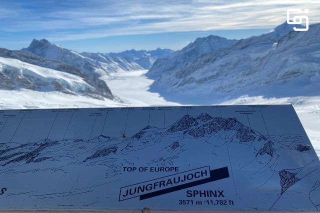 Jungfraujoch, uno de los lugares que visitamos en nuestra ruta en autocaravana por Suiza